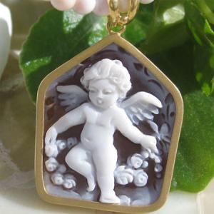 CAMEO（カメオ） ペンダント【薔薇の髪飾り】Raffaele Madonna作