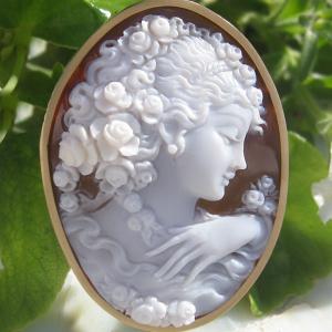 CAMEO（カメオ） Giuseppe Tesoriere作 サードニクスシェル SILVER