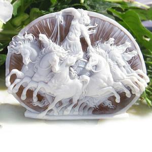CAMEO（カメオ） Giuseppe Tesoriere作 サードニクスシェル SILVER
