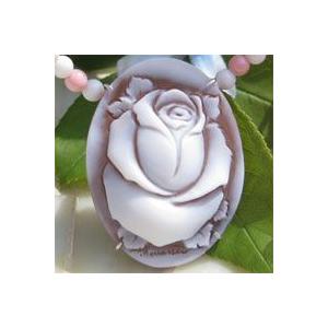 CAMEO（カメオ） Gennaro Garofalo作 シェルカメオ ルース 【薔薇と