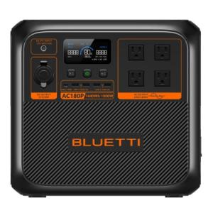 BLUETTI AC180P 大容量ポータブル電源 | 防災推奨・キャンプ 送料サービス 