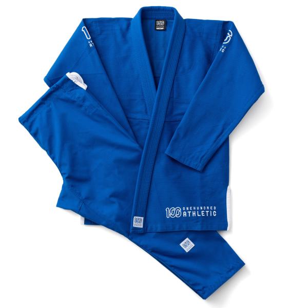 【 柔術 JIU-JITSU 】 100A BJJ KIMONO *BLUE ／ ワンハンドレッド ...