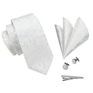 ネクタイ チーフ タイピン カフス 4点 セット メンズ