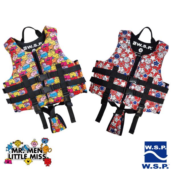 フローティングベスト ジュニア用 W.S.P.ミスターメン リトルミスキッズ用 子供用 幼児用 JW...