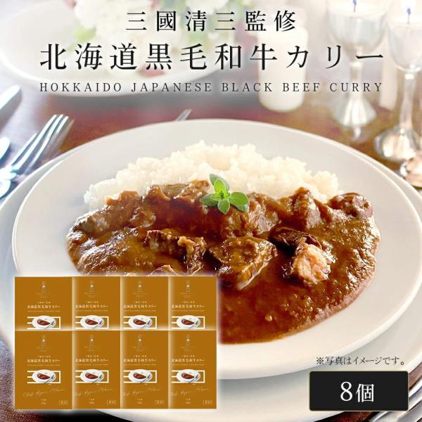 三國シェフ監修 北海道黒毛和牛カリー[180g／1人前×8個] 三國清三 レシピ  黒毛和牛カレー ...