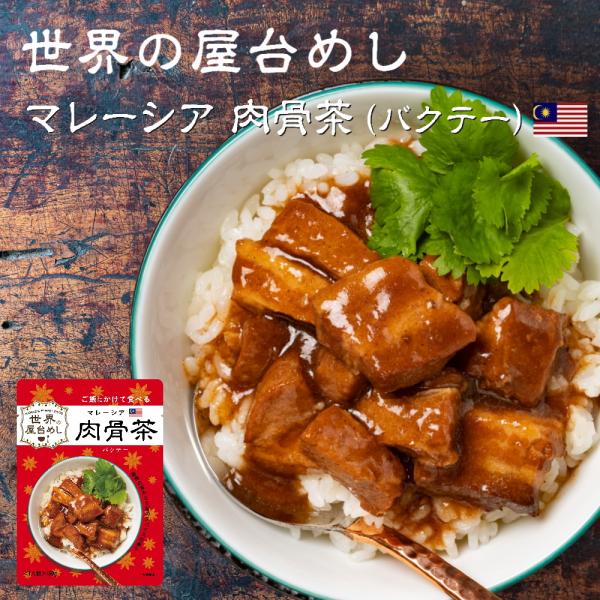 世界の屋台めし 肉骨茶(バクテー)(160g)(マレーシアの屋台飯)レトルト バックッテー インスタ...