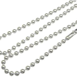 ネックレス メンズ シルバー925 ボールチェーン 45cm 6mm シルバー
