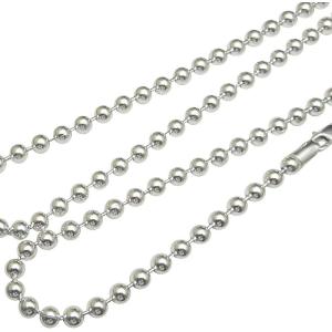 ネックレス メンズ シルバー925 ボールチェーン 80cm 2.5mm シルバー