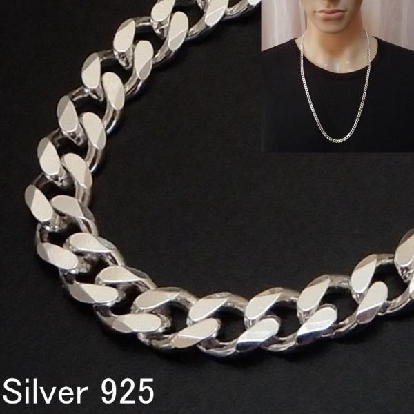 シルバー925 喜平ネックレス メンズ チェーン シルバーネックレス メンズ 太い 喜平チェーン の...