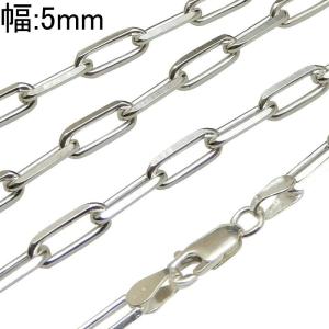 太い ネックレス メンズ シルバー925 ホピ チェーン 50cm 4.2mm