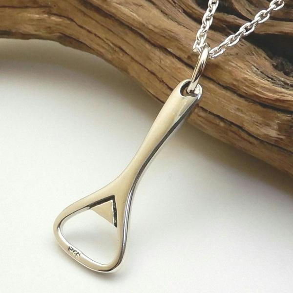 メンズ ネックレス シルバー bottle opener 栓抜き ボトルオープナー アクセサリー シ...