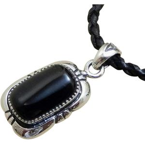 ネックレス メンズ シルバー925 オニキス ネックレス