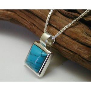 Binich オニキス ターコイズ ハウライトネックレスペンダント