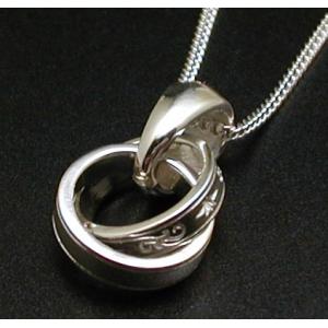 ヘッド のみ ネックレス メンズ シルバー925 超いけてる ツイン リング