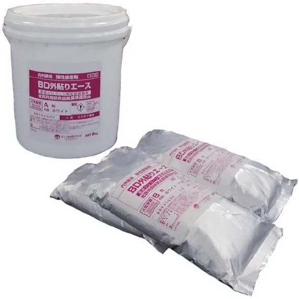 ボンド商事 BD外貼りエース 16kgセット エポキシ樹脂系弾性接着剤 (屋内・屋外兼用）【代金引換...