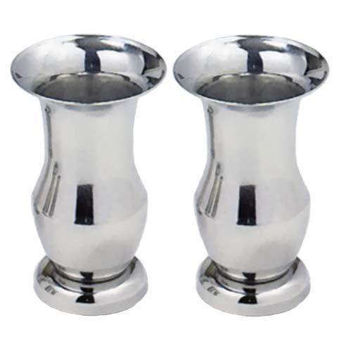 着脱式ステンレス花立 ひょうたん型