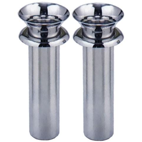 中入れツバ付ステンレス花立（仕切付） 49mm LM