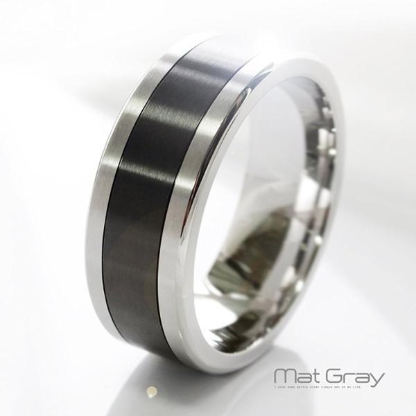 CHILL FACTOR コックリング マットグレイ 060 メタルリング 金属製 メンズ アクセサ...