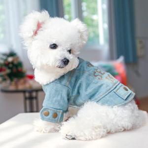 J.PRESS（J.プレス） 犬 服 春 デニム ジャケット 小型犬 | ブルー