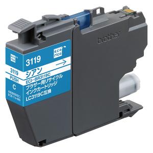 ((エコリカ)) LC3119C 互換リサイクルインクカートリッジ ECI-BR3119C シアン  Ecorica ((注文履歴の 配送状況確認システム：未対応))