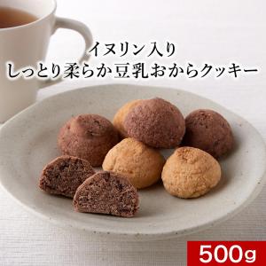 セール 食品 おからクッキー イヌリン入り ソフト豆乳おからクッキー 500g チョコ オレンジ 2種ミックス 食品 置き換えダイエット お菓子