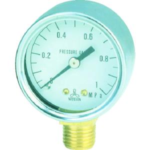 日本精器 圧力計４０ｍｍ１／４の商品画像