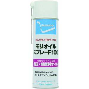 住鉱 スプレー （耐熱耐磨耗オイル） モリオイルスプレーＦ１００ ４８０ｍｌの商品画像