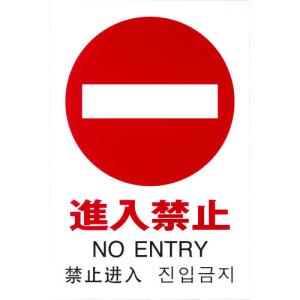 光 多国語ピクトサイン 進入禁止の商品画像