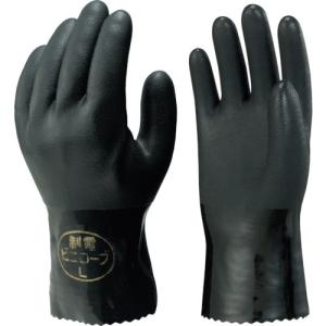 ショーワ 静電気防止手袋 Ｎｏ５１０制電ビニローブ ブラック Ｌサイズの商品画像