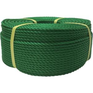 ユタカメイク ロープ ＰＥロープ巻物 ６φ×２００ｍ グリーンの商品画像