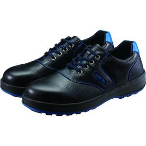 シモン 安全靴 短靴 ＳＬ１１−ＢＬ黒／ブルー ２５．０ｃｍの商品画像