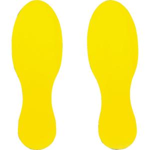 ＩＷＡＴＡ ラインプロ足型シート （黄） ２枚入りの商品画像