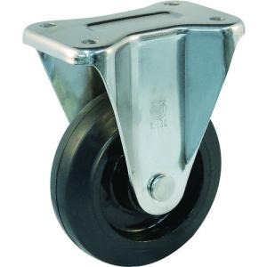 ユーエイ ステンレスキャスター固定車 １５０径ナイロンホイルゴム車輪の商品画像