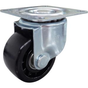 ユーエイ プレート式キャスター自在車７５径強化ナイロン車輪の商品画像