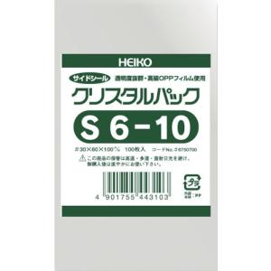 ＨＥＩＫＯ ＯＰＰ袋 テープなし クリスタルパック Ｓ６−１０の商品画像