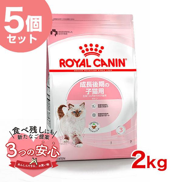 【お得な5個セット】ロイヤルカナン キトン 2kg / 成長後期の子猫用（生後12ヵ月齢まで） / ...