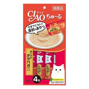 INABA ちゅ〜る チャオちゅーる まぐろ タラバガニ入 14g×4本入
