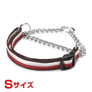 ルークラン レ・マタン・コカン 犬用首輪 ハーフチョーク モダンストライプ S 4571357062592 #w-146758