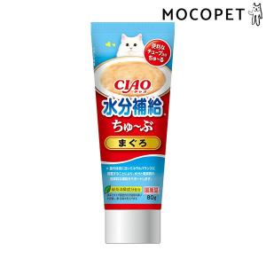 チャオちゅーぶ 水分補給 まぐろ 80g /  ちゃお ちゅーる チャオチュール CIAO いなば チューブ #w-161091｜1096dog