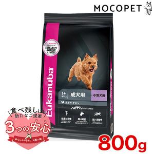 [ユーカヌバ]Eukanuba スモール アダルト 800g / ドッグフード ドライフード 成犬用 小型犬 3182550909396 #w-162051｜1096dog