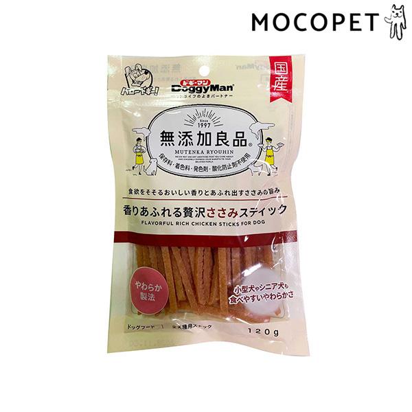 [ドギーマン]DoggyMan 無添加良品 香りあふれる贅沢ささみスティック 120g グロッサリー...
