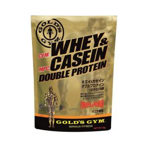 GOLD'S GYM（ゴールドジム）ホエイ＆カゼインダブルプロテイン（900ｇ）バニラ風味