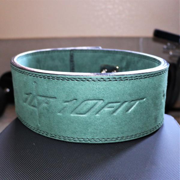 レバーアクションベルト パワーベルト リフティングベルト アーミーグリーン スエード レザー 筋トレ...