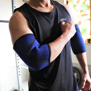 GASP パワーエルボースリーブ ブラック オレンジ ジム トレーニング 筋
