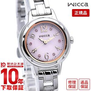 wicca（ウィッカ） シチズン ソーラーテック トノー型 ピンク文字盤