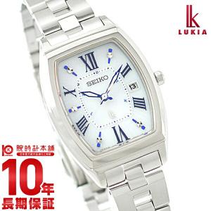 セイコー ルキア レディース 時計 ソーラー 電波 チタン SEIKO LUKIA SSQW031 シルバー メタルバンド