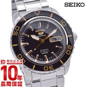 セイコー5スポーツ 自動巻き 逆輸入モデル 腕時計 メンズ メカニカル 機械式 セイコー５スポーツ SEIKO5 SNZH57JC ブラック