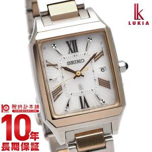 セイコー ルキア 時計 ソーラー 電波 SEIKO LUKIA SSVW160 ホワイト メタルバンド｜10keiya