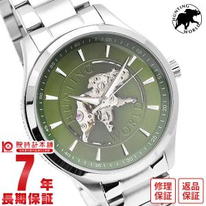 ハンティングワールド 腕時計 デイト クォーツ スモセコ シルバー サファリ ハンティングワールド 腕時計 デイト クォーツ スモセコ シルバー