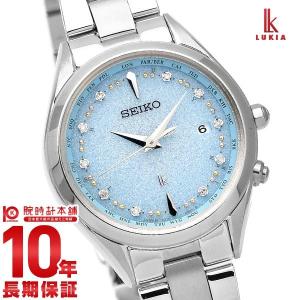 セイコー ルキア 新作 2021 ソーラー 電波 Jewel限定モデル チタン SSQV079 時計 腕時計 レディース SEIKO LUKIA ダイヤ ブルー｜10keiya